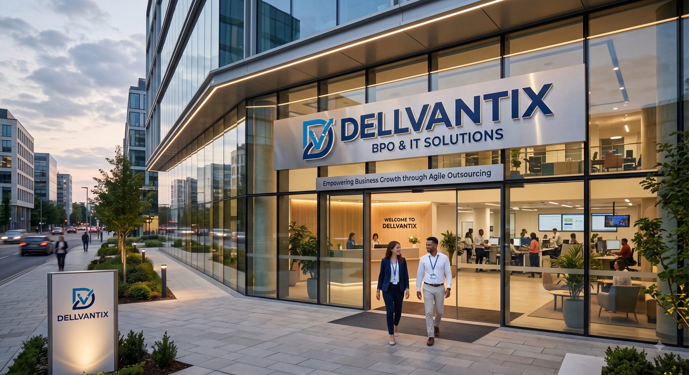 Dellvantix office entrance and workspace
